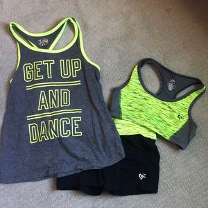 Justice 3 piece outfit size 10